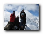 2008-05-29 Tour (23) Jean Marie, Bruno, Sylvain and me on summit